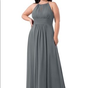 Azazie Bonnie in Steel Grey